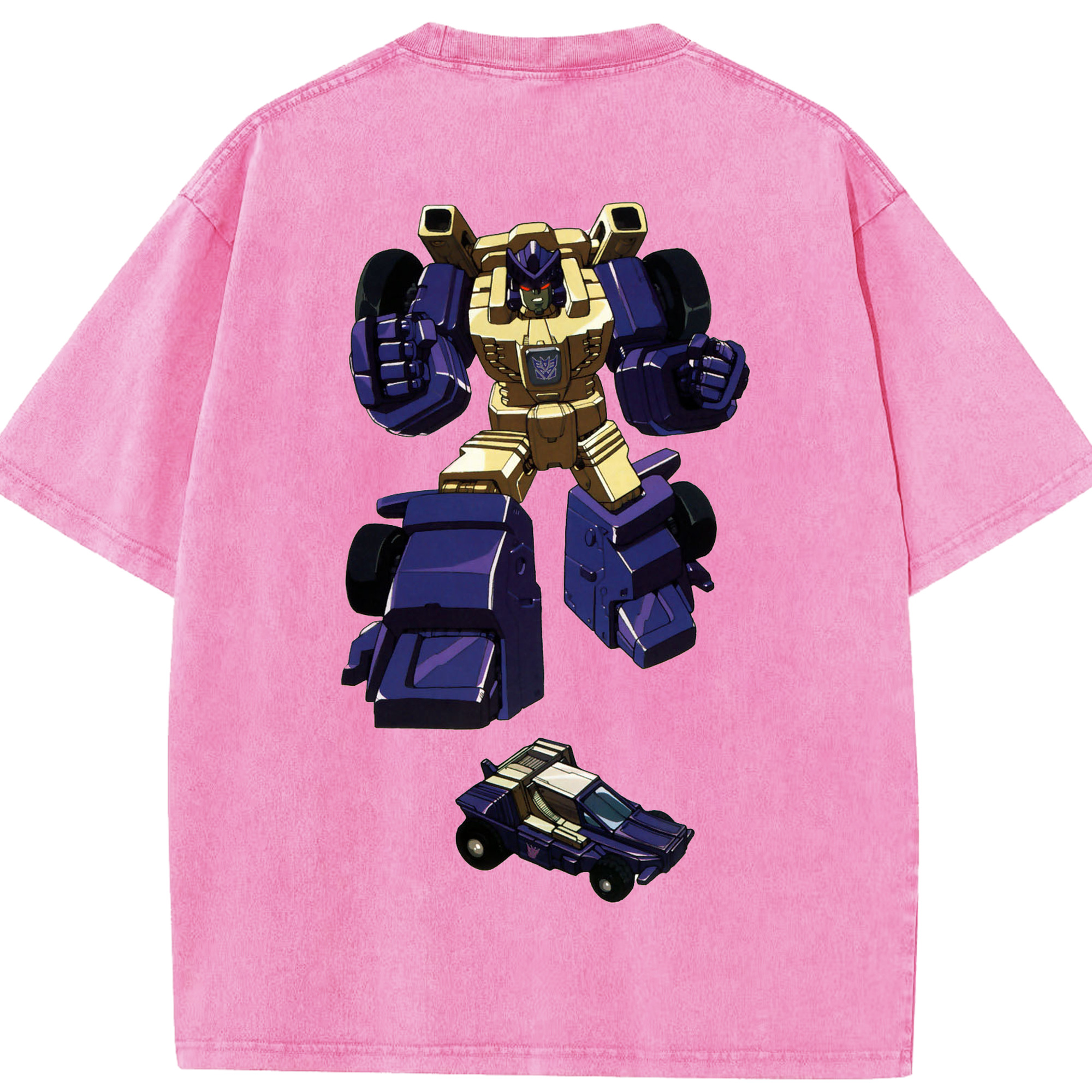（画像用）  綿100% ヴィンテージ風 半袖Tシャツ（背面プリント）